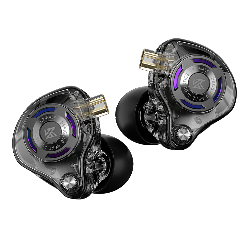 Tai nghe chơi game KZ Gale HiFi, tai nghe nhét tai in-ear monitor có dây, không micro, dành cho PS