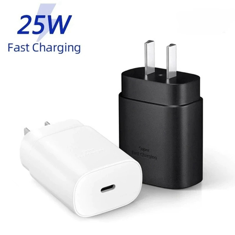 Bộ sạc siêu nhanh 25W PD USB-C cho Samsung Galaxy S24 Ultra S23 S22