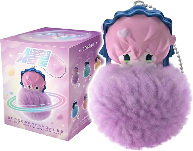 Alien Stage Free Stage Series Blind Box Pom Móc khóa, Anime ALNST Bí ẩn Sang trọng Túi lông tơ Phụ k