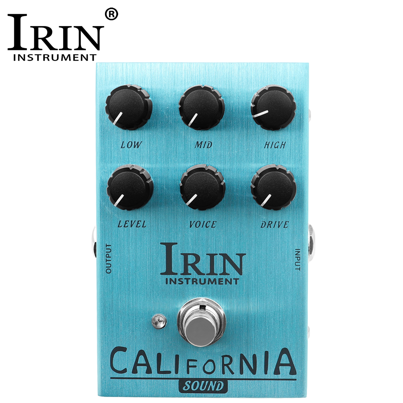 Bàn đạp hiệu ứng guitar IRIN CALIFORNIA SOUND, mô phỏng Overdrive, bộ khuếch đại âm thanh, phụ kiện 
