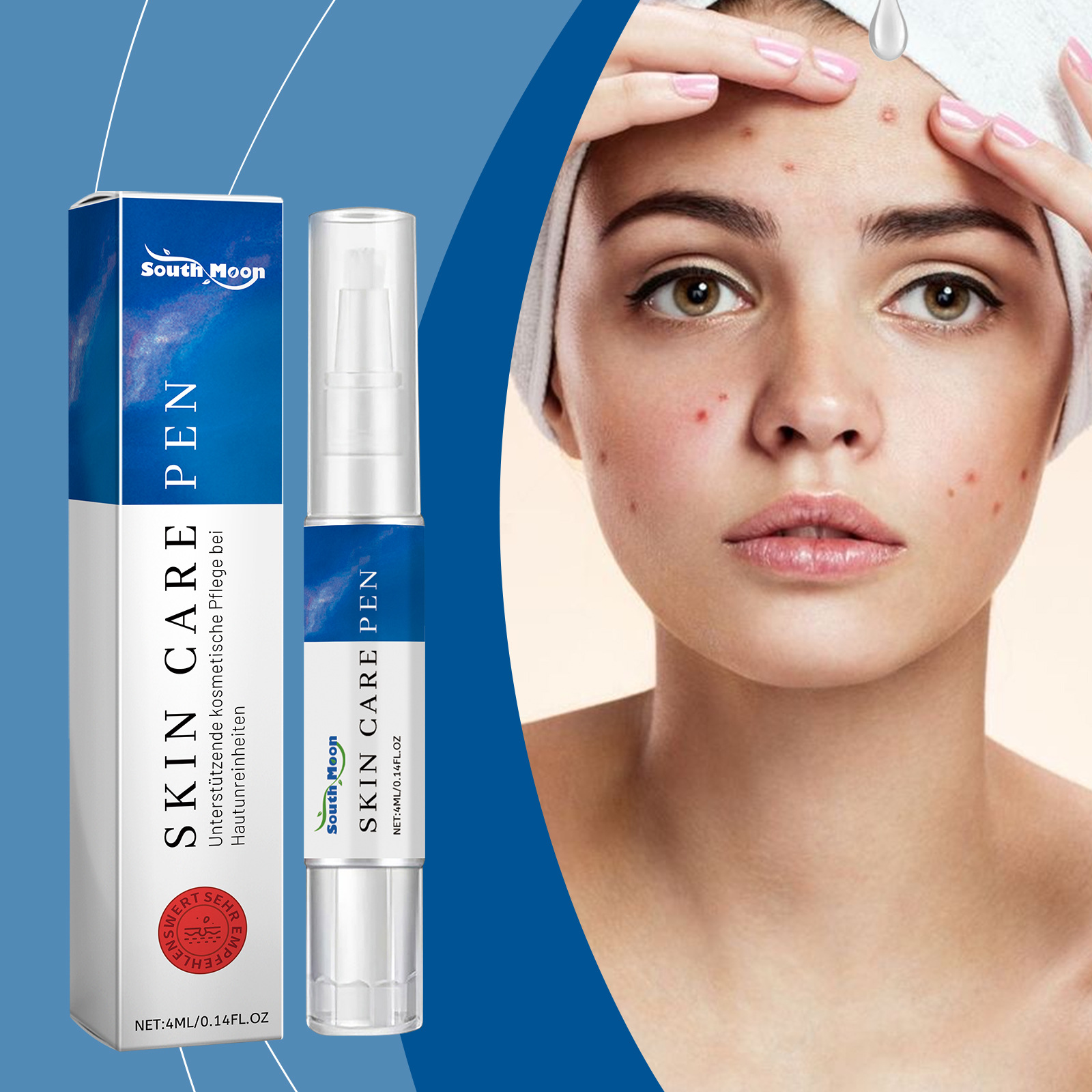 Serum Mụn Cho Mặt - Gel Xử Lý Mụn Ẩn, Giảm Sưng Đỏ & Kích Mụn, Dưỡng Ẩm Da Mặt - Làm Mờ Vết Thâm Sau