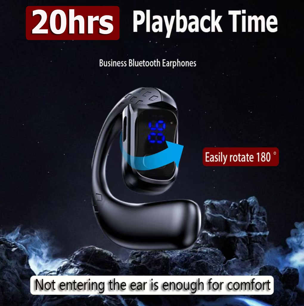 Tai nghe XINRAN T30 Pro Tai nghe âm thanh nổi Bass một tai 26H Thời gian chơi nghe điều khiển cảm ứn