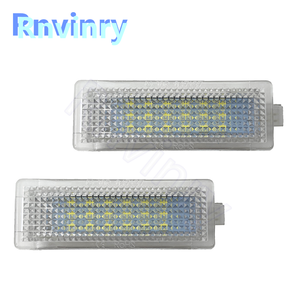 2 Chiếc LED Lịch Sự Bước Đèn Nội Thất Cốp Chân Cửa Đèn Cho Xe BMW F30 E90 F10