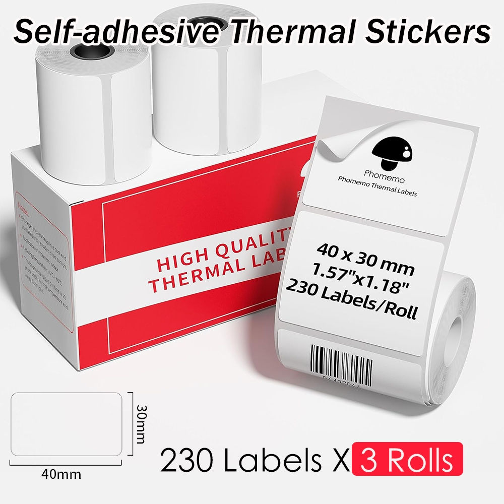 Máy in nhãn nhiệt không mực Phomemo M110 Bluetooth Di động doanh nghiệp nhỏ