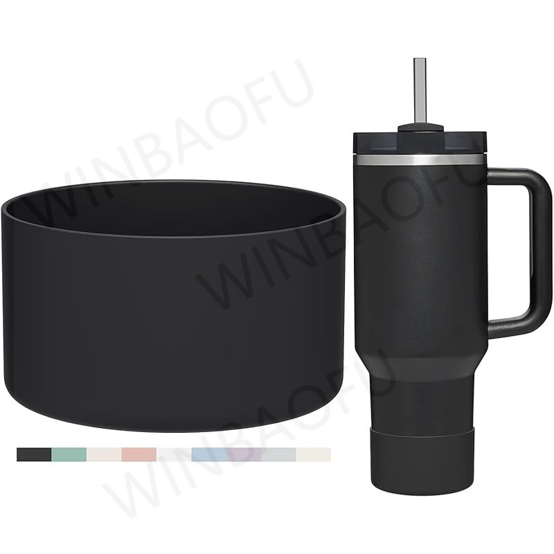 Bọc silicone bảo vệ cho bình Stanley Quencher H2.0 40oz/30oz/20oz, IceFlow Flip 30oz/20oz, không BPA