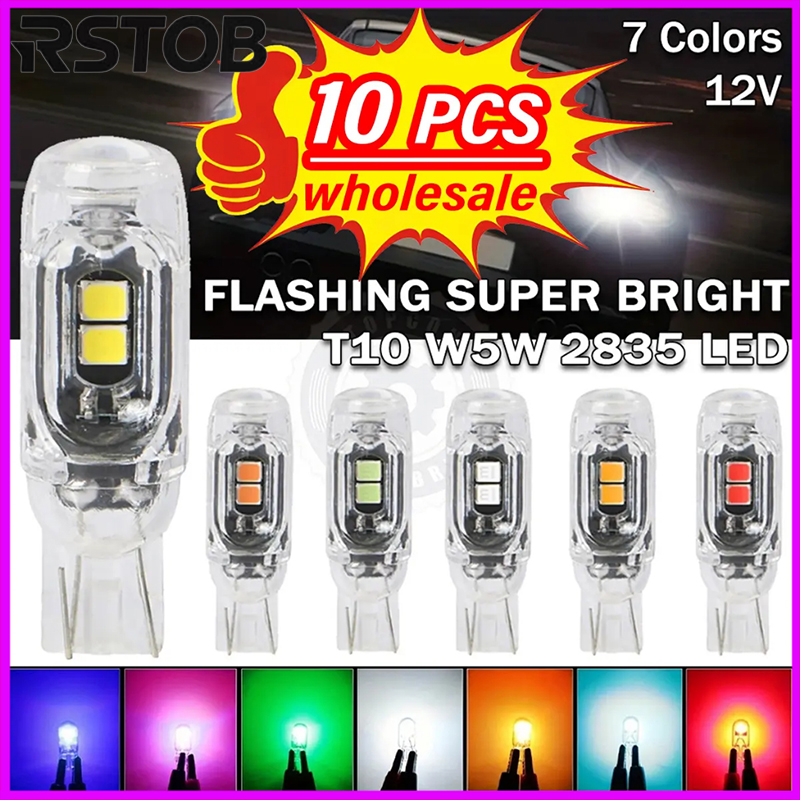 10 đèn xi nhan xe máy, đèn LED tín hiệu, bóng đèn LED T10, bóng đèn xi nhan chớp nhanh, bóng đèn LED