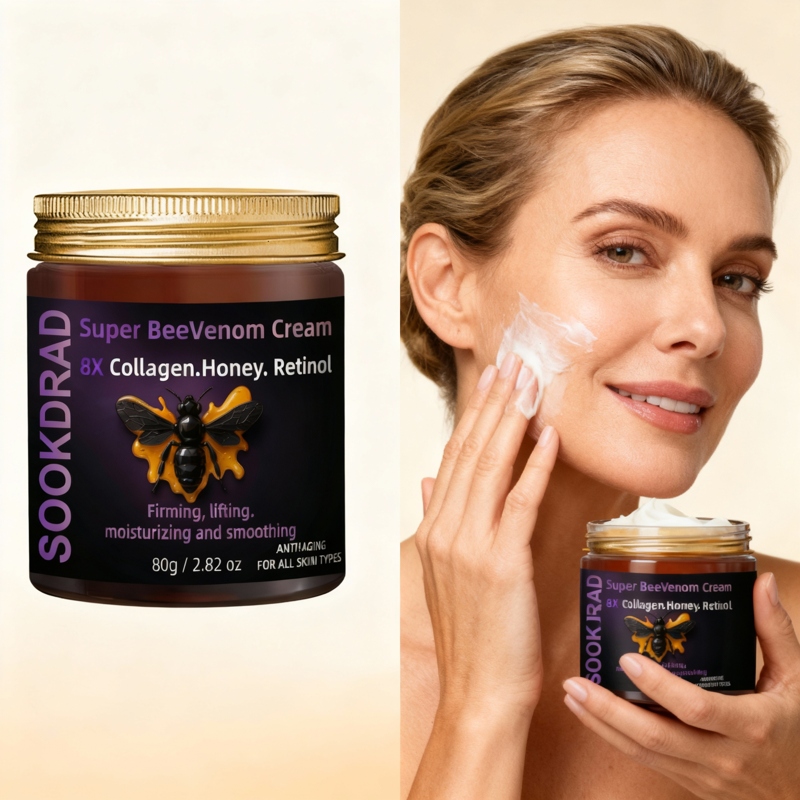 Kem Siêu Ong Độc, 8X Collagen, Mật Ong, Retinol, Sang Trọng, Dưỡng Ẩm, Cho Toàn Thân, Da Nhạy Cảm, C