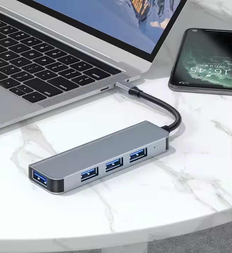 USB 2.0 3.0 USB C Đa Cổng 4 Trong 1 Hub Cho iPhone Laptop Máy Tính Bảng 4 Cổng USB C Hub Đa Cổng Ada