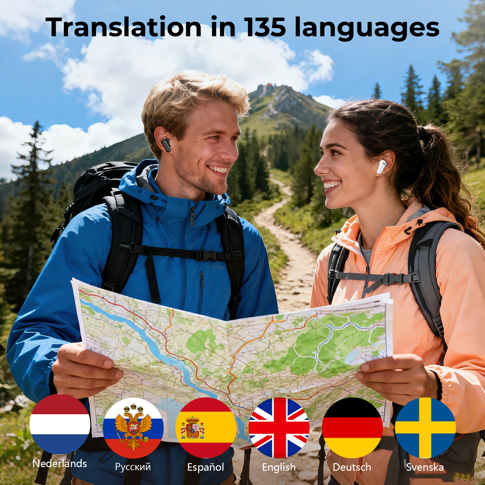 Tai nghe HTC NE20 Tai nghe Bluetooth 6.0 AI Dịch trực tiếp Màn hình LED thông minh HIFI Chất lượng âm thanh Công nghệ khử tiếng ồn Tai nghe | BigBuy360 - bigbuy360.vn