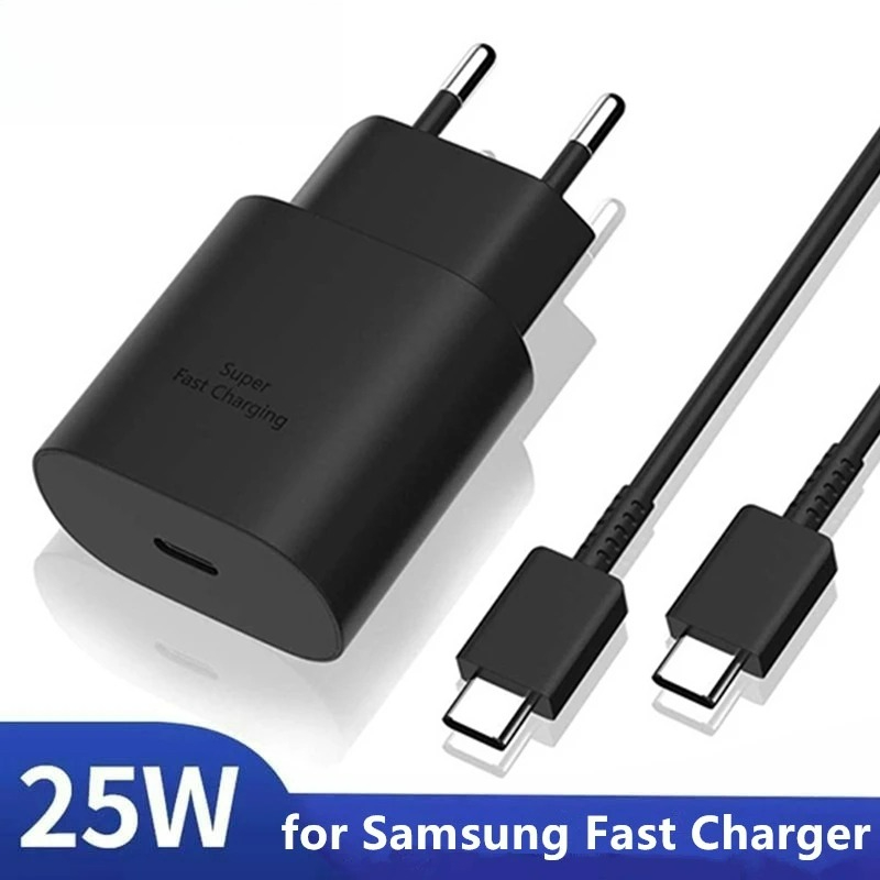 Cáp USB-C sạc nhanh 25W PD cho Samsung Galaxy S25 S24 S23 Ultra