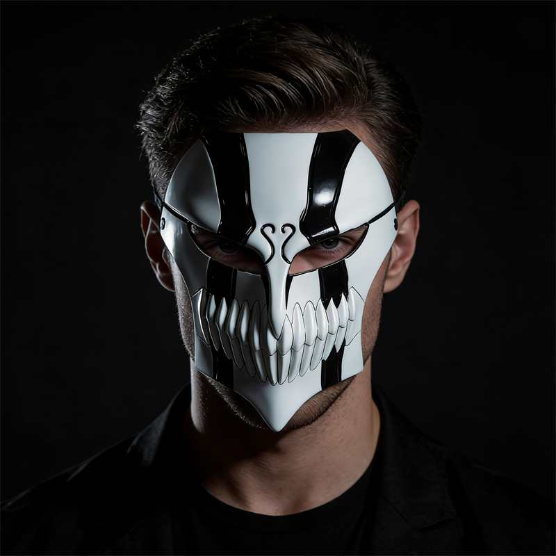 Mặt nạ rỗng Ichigo Kurosai Ultimate, Mặt nạ Cosplay Halloween nửa mặt