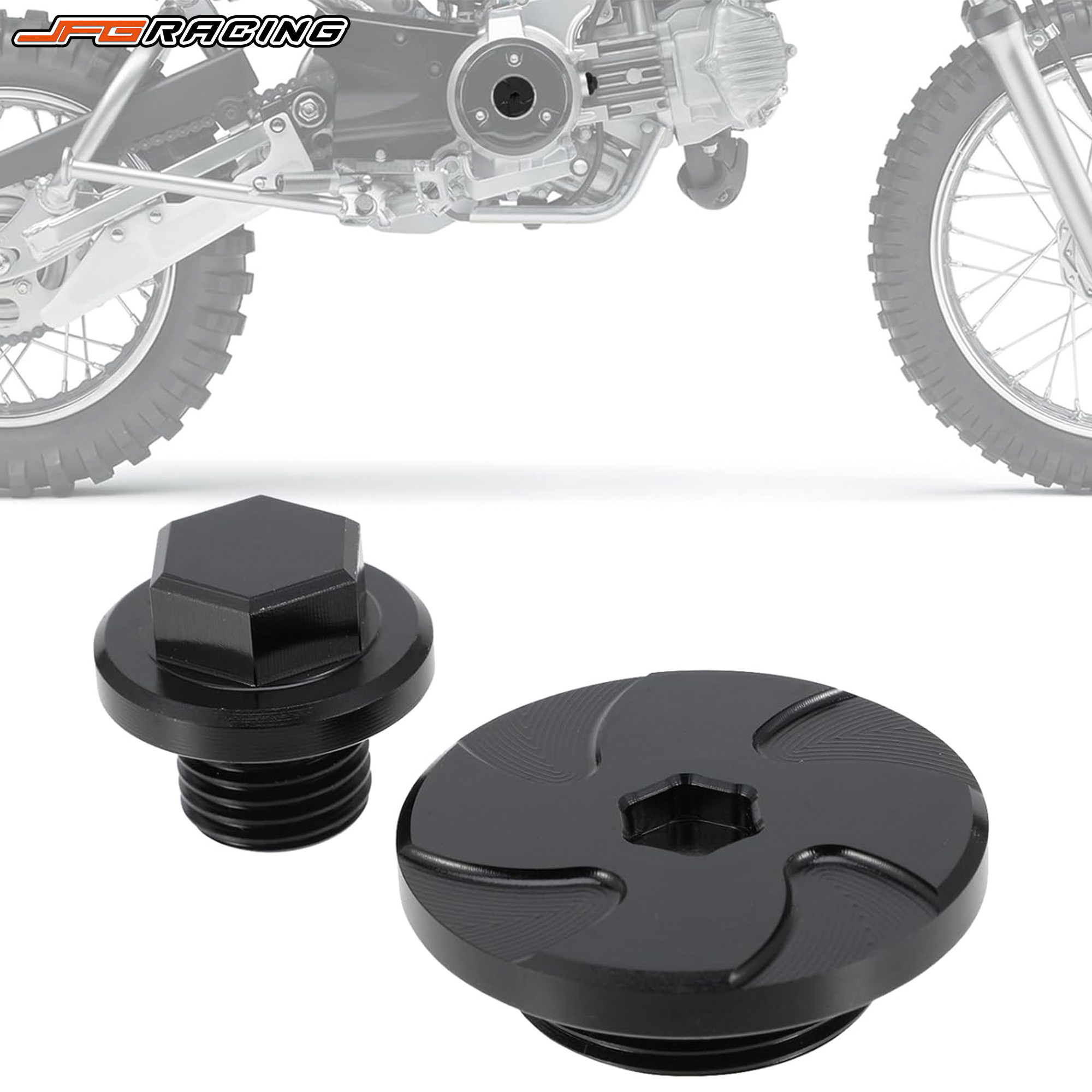 Bu lông nắp che bugi động cơ CNC dành cho Kawasaki KLX 110, KLX 140, KLX110L, KLX140L, KLX140G, Z125