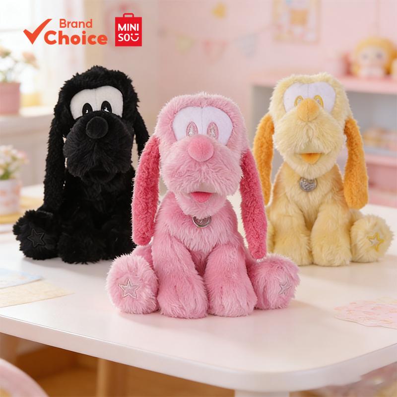 MINISO  Disney Pluto Kỷ Niệm 95 Năm – Series Chú Chó Pluto Nhồi Bông Ngồi Dễ Thương – Mềm Mại & Ôm Ê