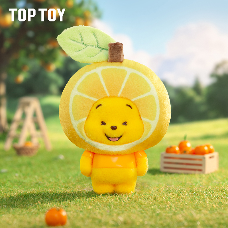 TOP TOY Disney Winnie the Pooh Little Orchard Series Figure Blind Box Winnie the Pooh (8cm × 7cm × 1