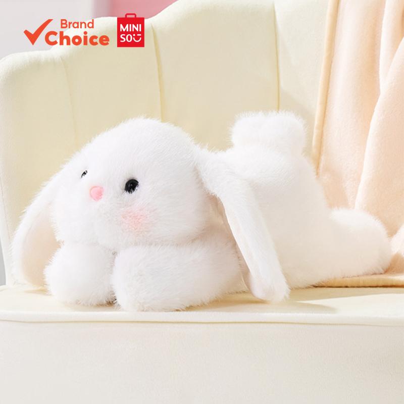 MINISO  Gấu bông Giffy series mềm mại, dễ thương, dáng nằm kích thước 35 x 15 x 13 cm