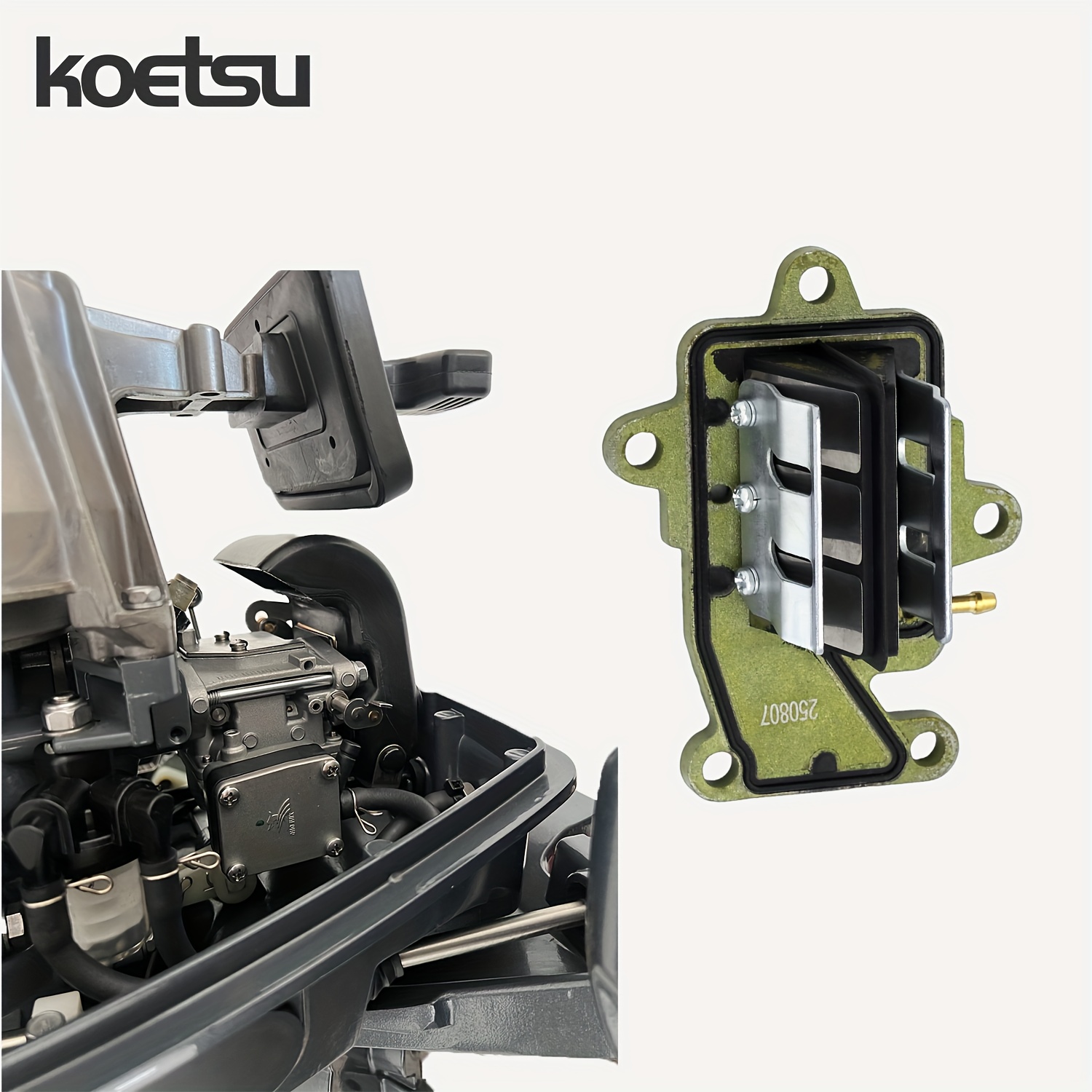 Bộ phận lắp ráp van nạp KOETSU dành cho xe máy Yamaha Outboard Motors 2-Stoke 3-85HP