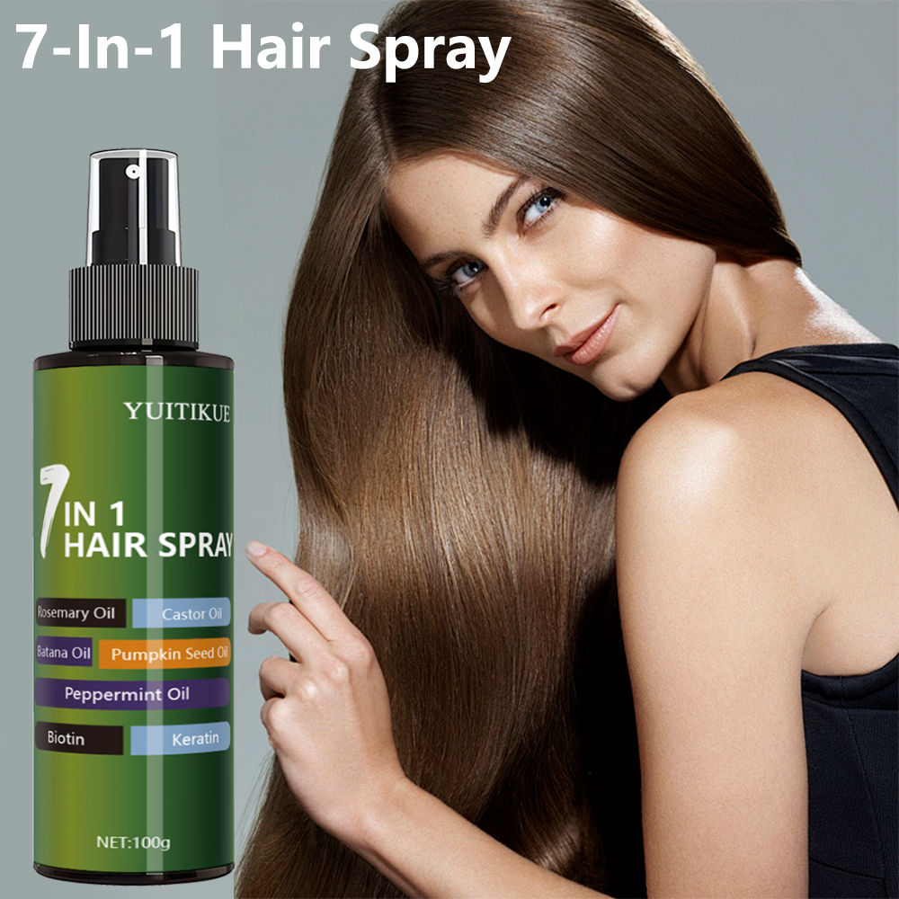Xịt Tóc Keratin Với Keratin & Biotin, Giữ Lâu Dài, Truyền Bạc Hà & Hương Thảo Để Kiểm Soát Dầu