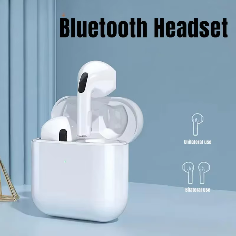 Tai nghe Bluetooth NEW Pro 4 TWS kèm micro và tai nghe không dây