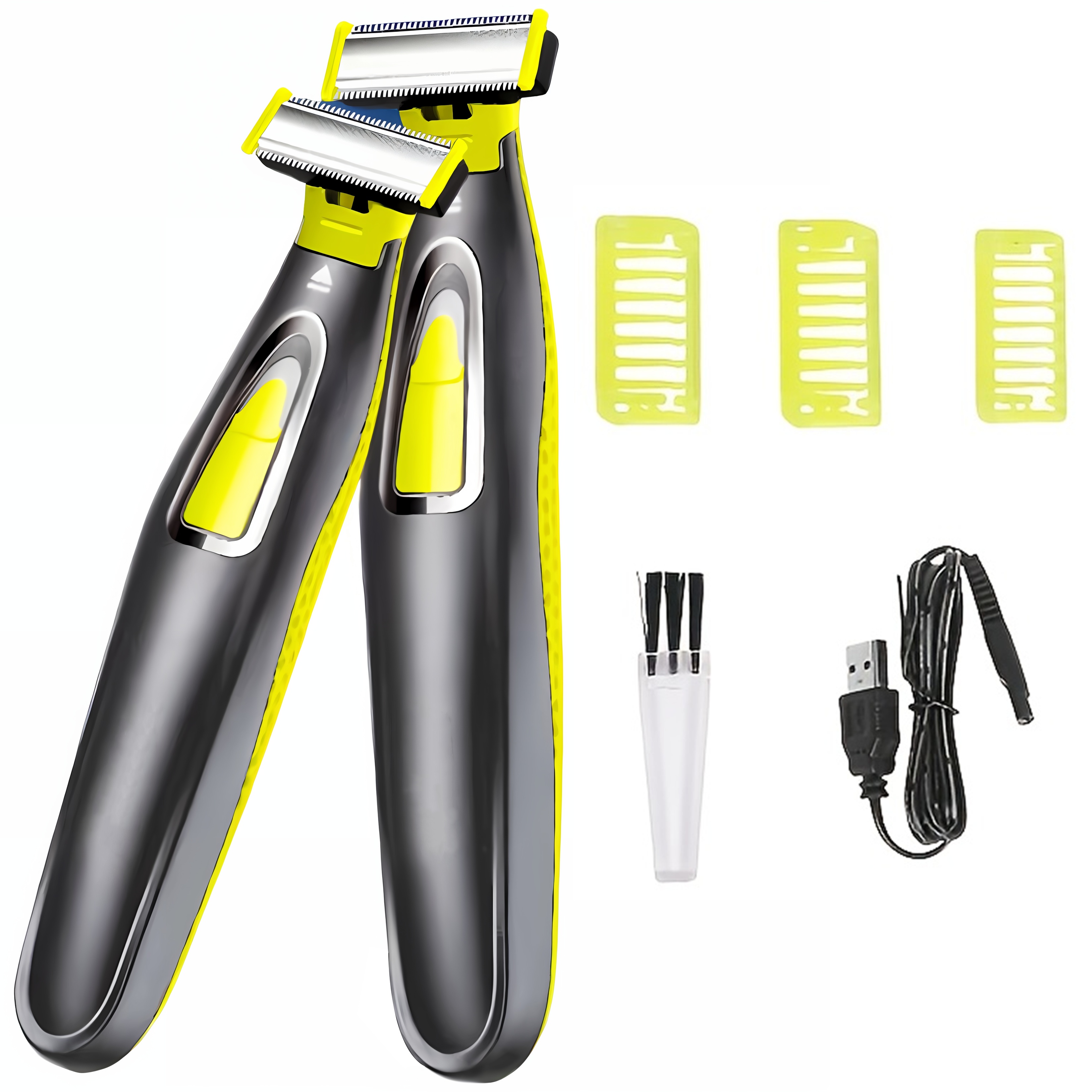 Máy cạo râu & tông đơ điện GW-9866 - Có thể sạc lại USB, Công cụ chải lông đa chức năng Unisex