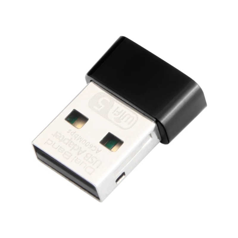 Bộ chuyển đổi USB 2 trong 1 Creacube Mini WiFi Bluetooth AC600 600Mbps