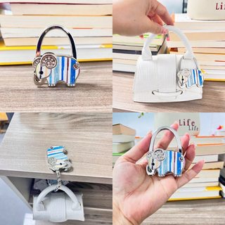  Móc treo túi hình voi gập gọn, giá đỡ túi xách thời trang cho bàn