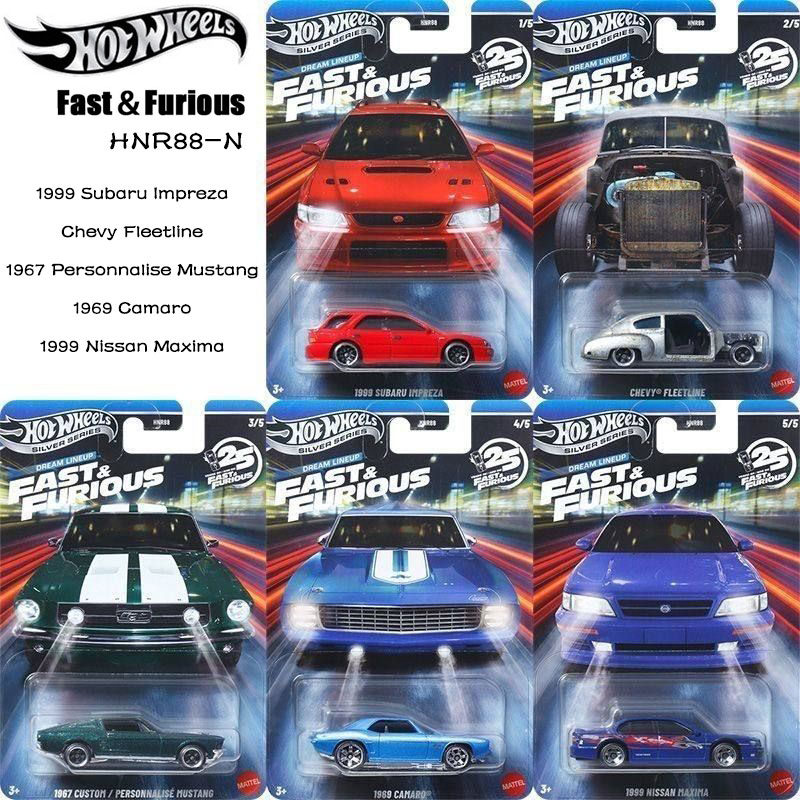 Hot Wheels×Fast & Furious Series - Mô hình xe đồ chơi hợp kim cho trẻ em - Tỉ lệ 1:64 - Bộ sưu tập x