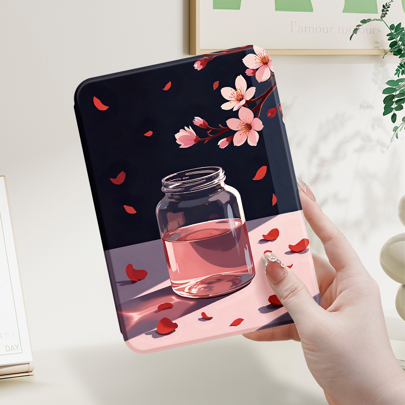 Ốp lưng họa tiết nghệ thuật cho Kindle Gen 11, Kindle Paperwhite, thiết kế chữ, quà cưới & sinh nhật