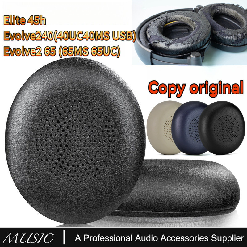 Dành Cho Jabra Evolve2 65 (65MS 65UC USB) / Evolve2 40 (40UC 40MS USB) / Đệm Tai Thay Thế Trên Ea El