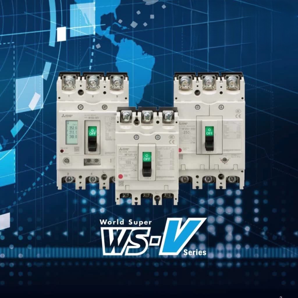 Bộ ngắt mạch 100A 2P NF125-CV cho ngắt mạch và cách ly