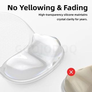  Thảm lót chuột silicon cắt viền Goojodoq với phần kê cổ tay, được thiết kế chống ố vàng, chống bẩn và chống mài mòn.