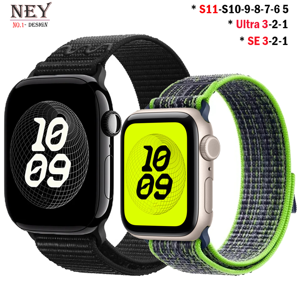 Dây đeo Stripe Strap cho Apple Watch 49mm Series 11-10-9-8-7-6-5-4-SE-Ultra 2-3 42mm 46mm 45mm 40 44