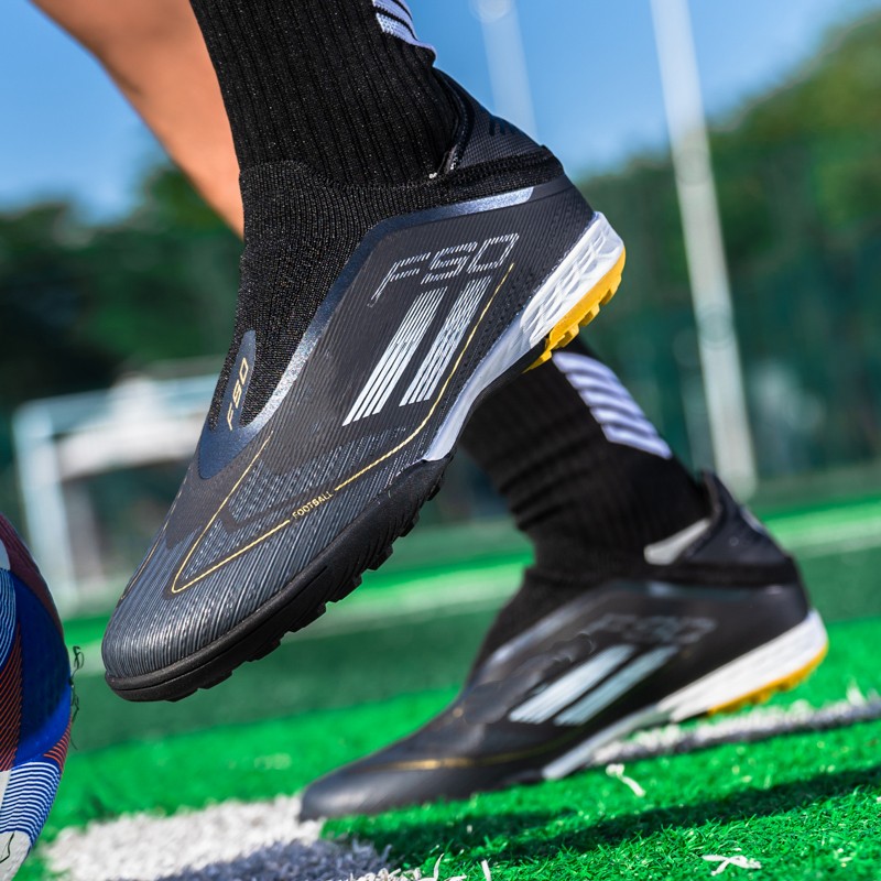 Giày đá bóng người lớn New F50 dài đinh, chống trượt TPU, giày tập luyện bóng đá FG, cỡ đinh 32-45