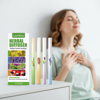  Bộ chăm sóc thảo dược Menthol & Borneol cao cấp – 4 ống hít cho hơi thở thơm mát & thông mũi, bộ ống hít bỏ túi