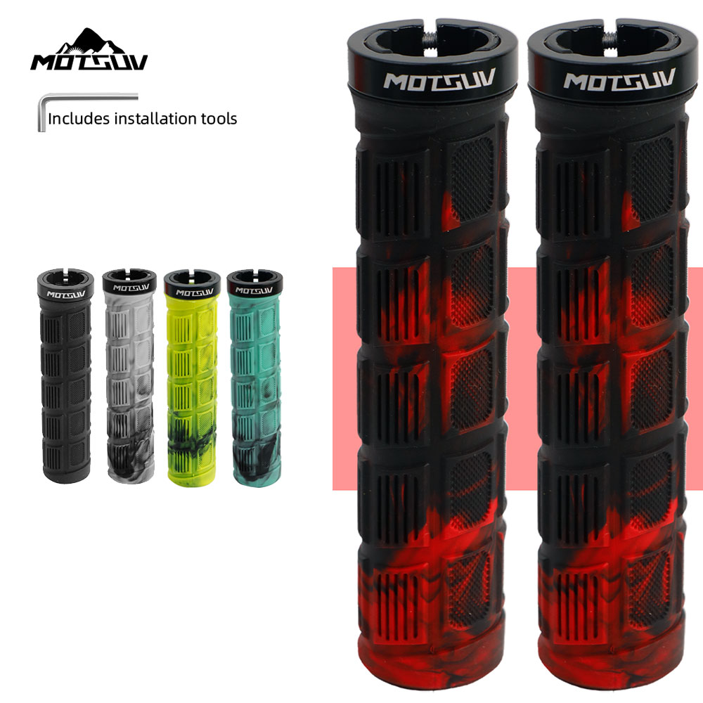 Tay cầm xe đạp BMX chống trượt bằng cao su, phù hợp ghi đông MTB