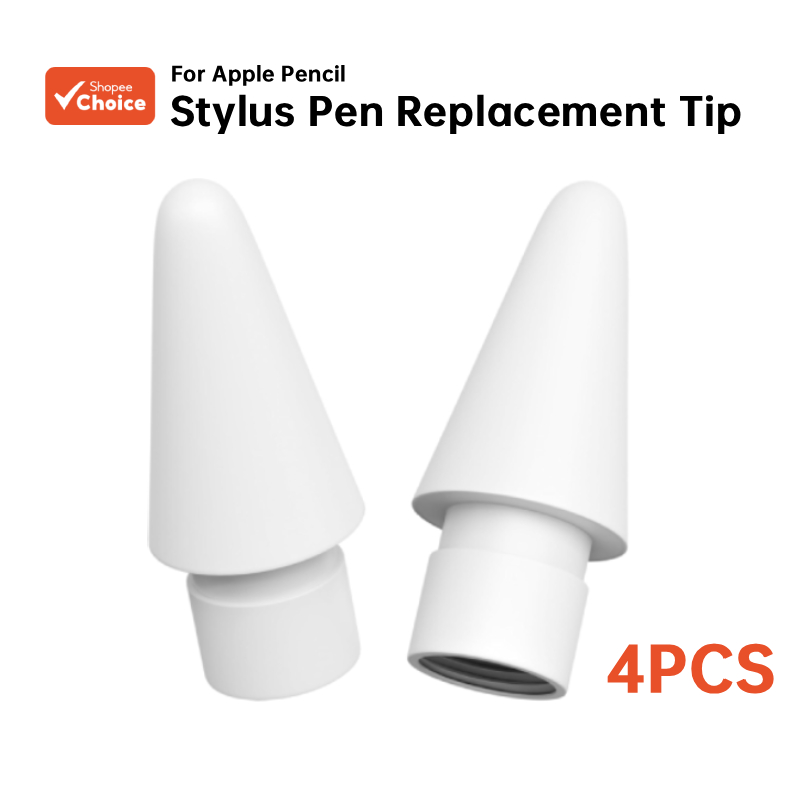 4 Đầu bút Stylus Thay thế đầu Nib cho Apple Pencil 1st 2nd 3rd Gen Pro USB-C Pro