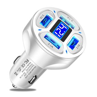 Sạc xe hơi nhanh 4 cổng USB 35W 7A Sạc nhanh cho iPhone Samsung Xiaomi