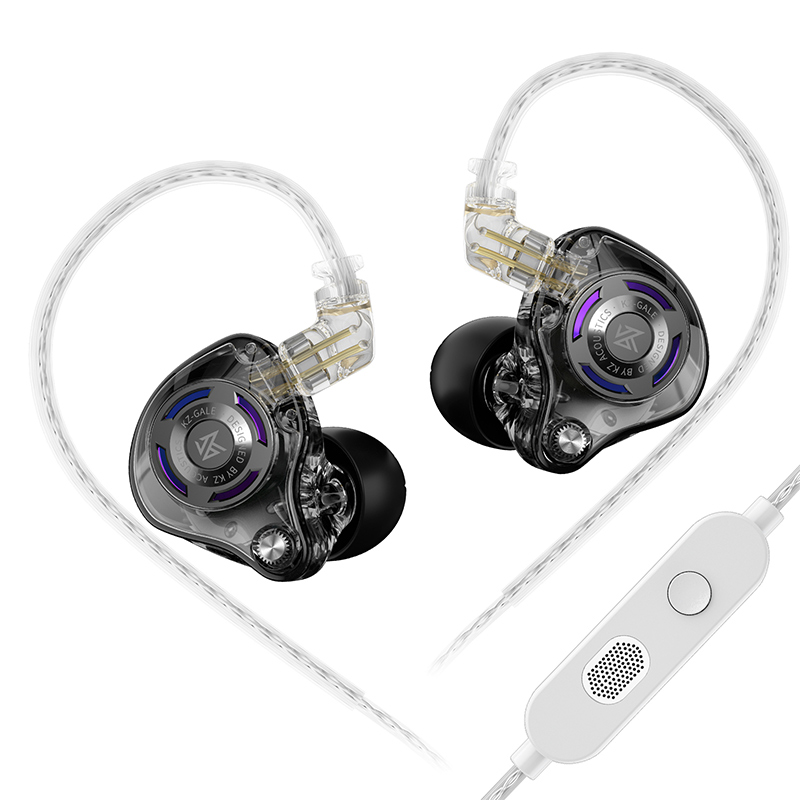 Tai nghe KZ Gale Gaming Earbuds HiFi Bass sâu, đeo thoải mái, tai nghe in-ear monitor có dây không m