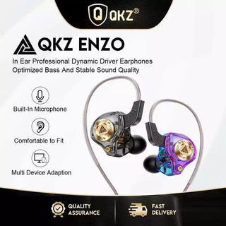  Tai nghe nhét tai QKZ Enzo trình điều khiển động chuyên nghiệp chất lượng âm thanh HiFi, âm bass mạnh mẽ có dây
