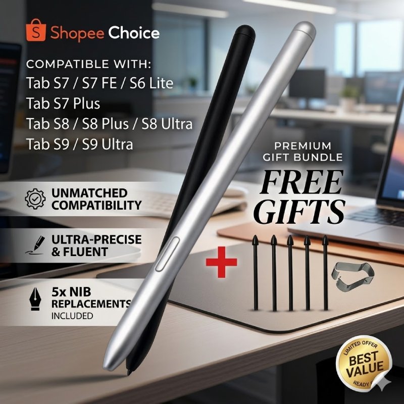 Bút S Pen Stylus Bút chì điện dung viết chính xác cao cho máy tính bảng Samsung S9 / S8 / S7 / S6 Li
