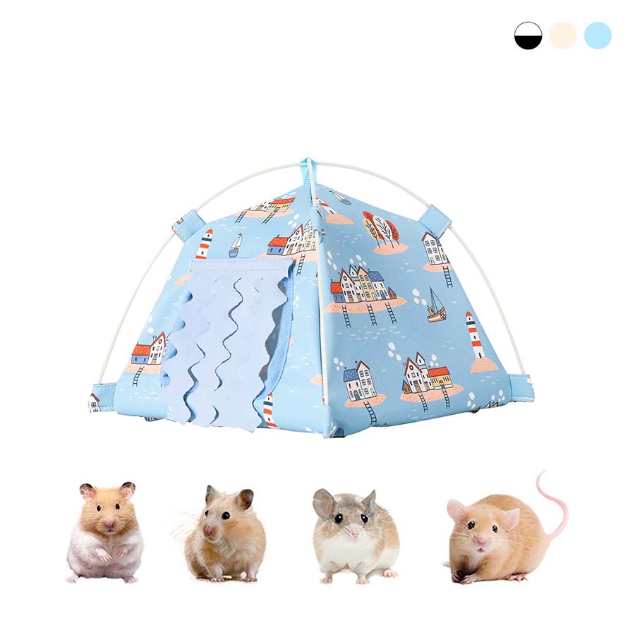 Hang ổ chuột hamster, lều hamster nhẹ không đáy dễ vệ sinh, giường ngủ cho chuột lang Syria, nhà lều