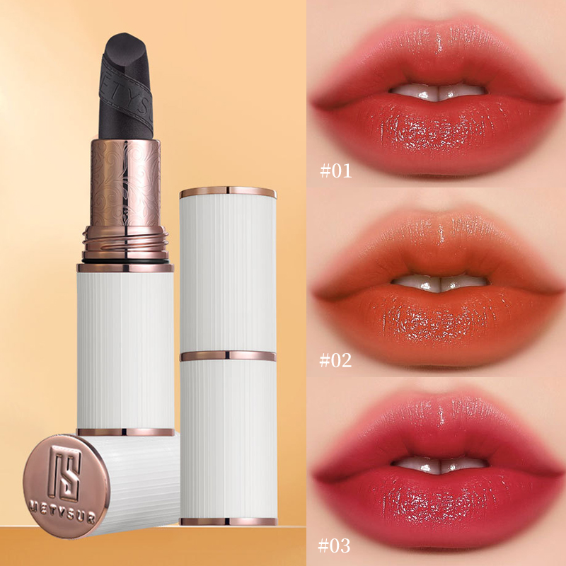 Son môi dài Chiết xuất hoa hồng đen METSUR – Chống thấm nước, nhẹ, chống chuyển, sắc tố cao