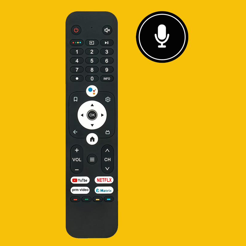 Điều khiển từ xa thông minh siêu nét cho TV Android Hisense HTR-U31, điều khiển chính hãng Hisense c