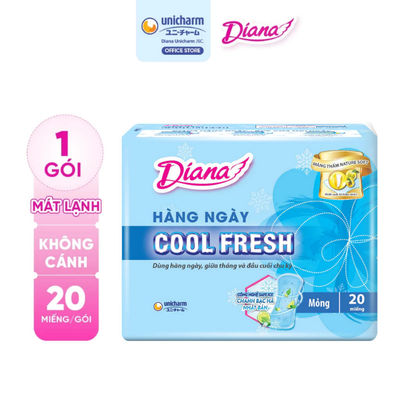 [MKB gift] Băng vệ sinh Diana hàng ngày Cool Fresh 20 miếng/gói