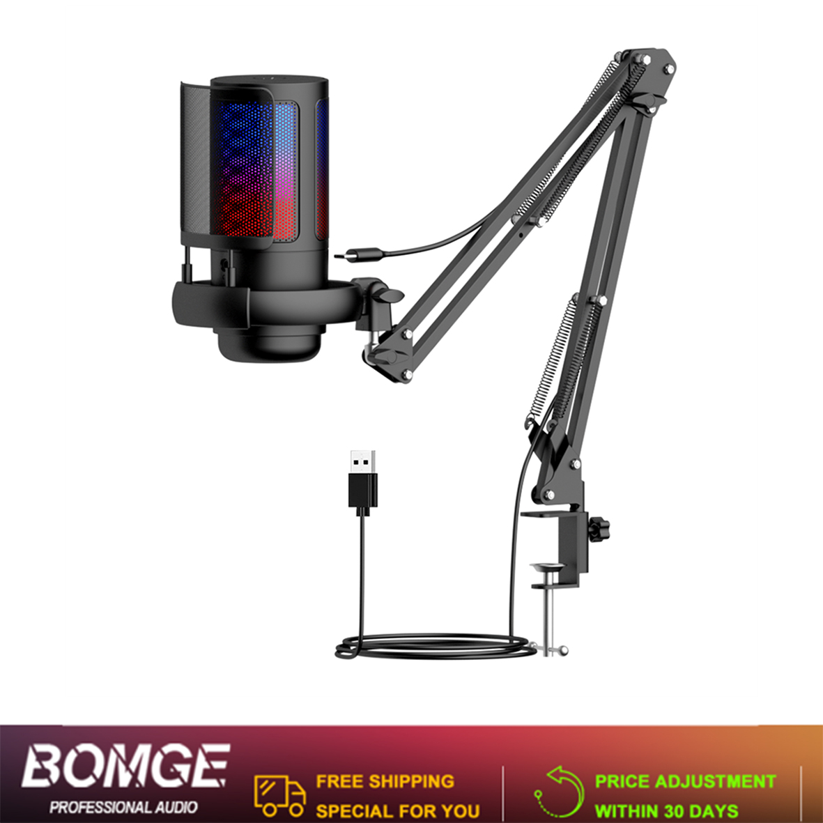 ME6S-35B Micro Cho PS4 PS5 Mac RGB Chiếu Sáng Nhanh Tắt Tiếng Pop Lọc Chống Sốc Pro Elite X Pro
