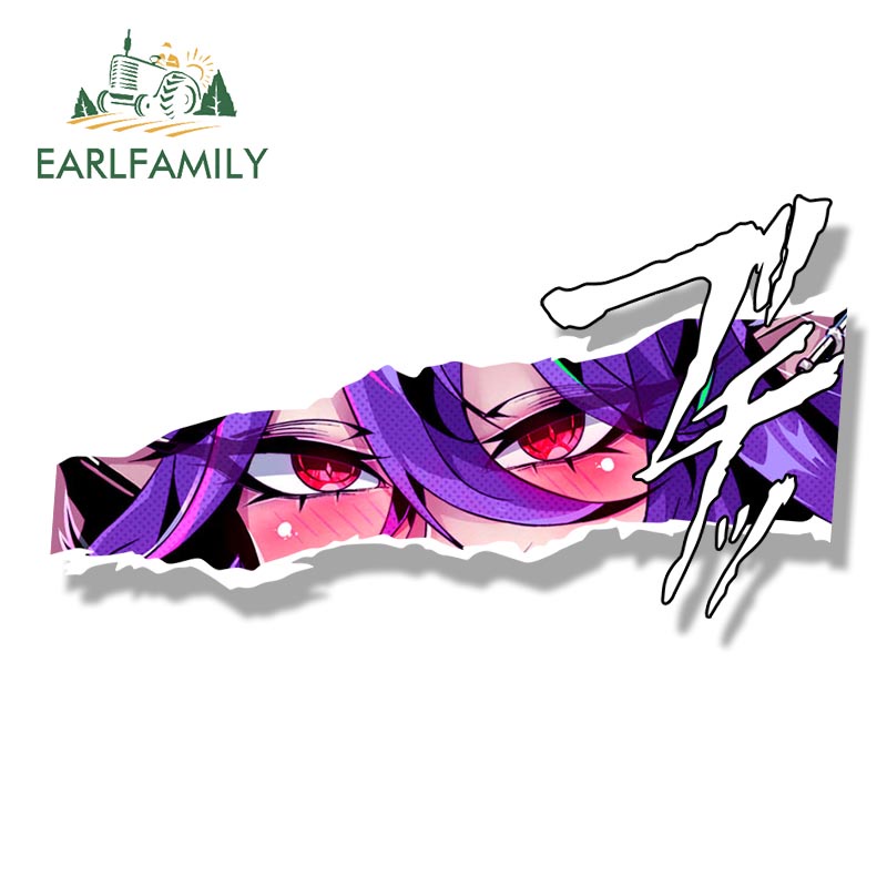 Miếng Dán Trang Trí Xe Hơi Họa Tiết Hoạt Hình Graffiti Vermeil Fanart Màu Vàng Waifu