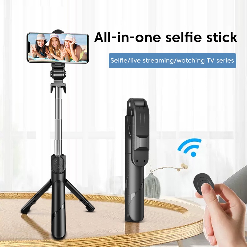 Gậy tự sướng bluetooth ELOUGH thiết kế ổn định hỗ trợ tất cả các dòng điện thoại