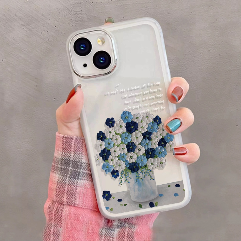 Miếng Dán Bảo Vệ Camera Cho iphone 14promax 11 13 12 7Plus X XS Max Ốp Lưng Điện Thoại In Hình Hoa