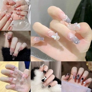 Bộ 24 Móng Tay Giả Trang Trí Nail Xinh Xắn