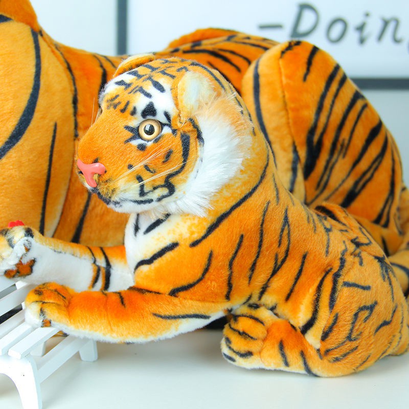 Đồ Chơi Thú Nhồi Bông Hình Con Hổ Cho Bé