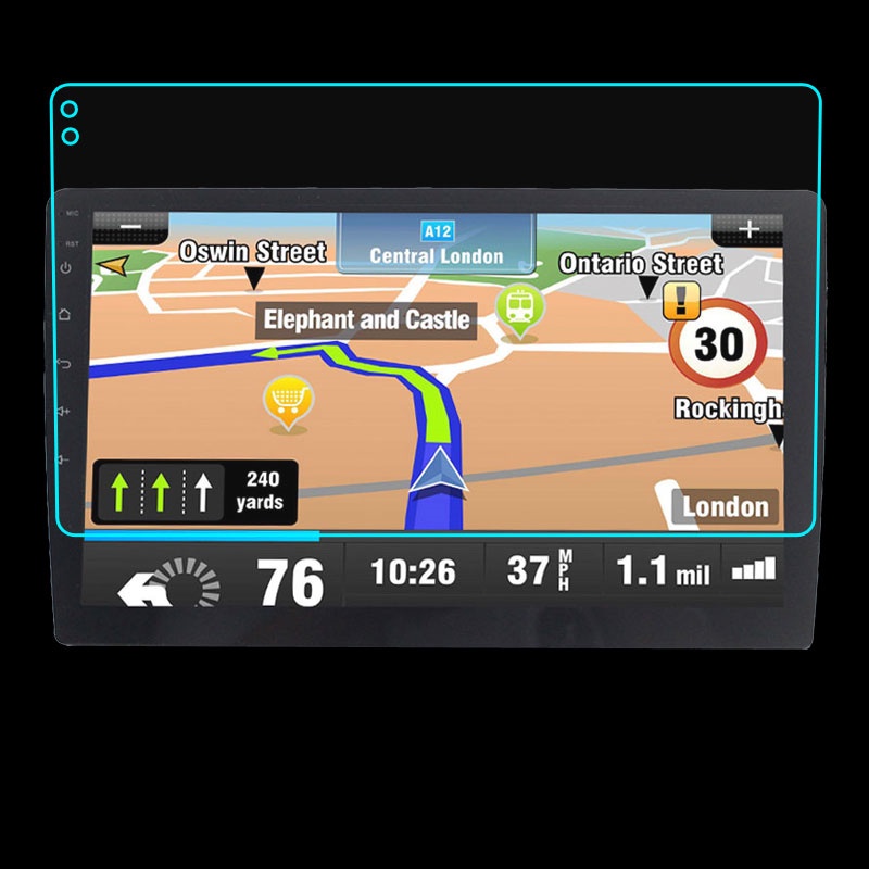 Kính Cường Lực Định Vị GPS Chống Chói Màn Hình 9 "& 10" inch Cho Xe Hơi